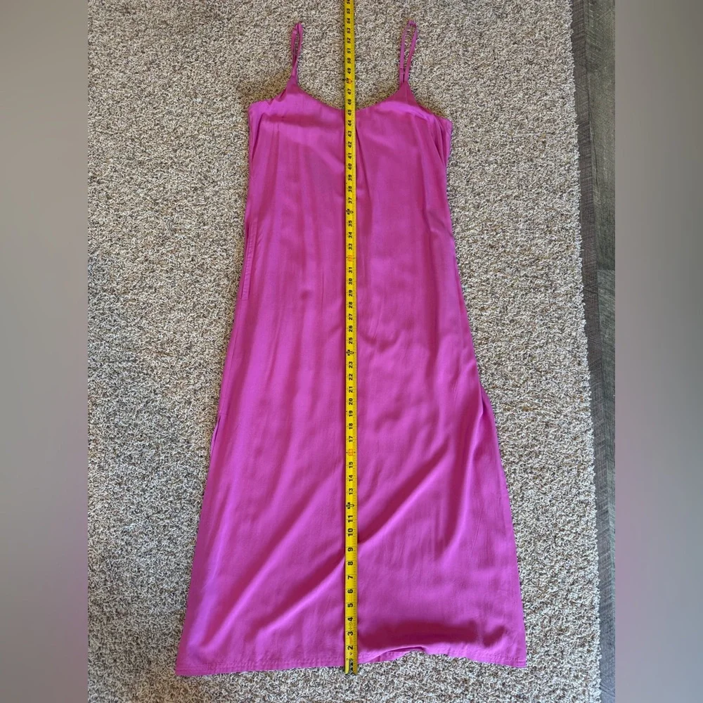 Women's Maxi Dress Pink Medium Margaritaville Island Reserve Solid - Picture 9 of 15
